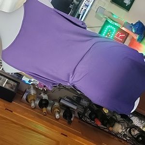 Rock & Republic. Ombre purple cold shoulder tee. Med nwt